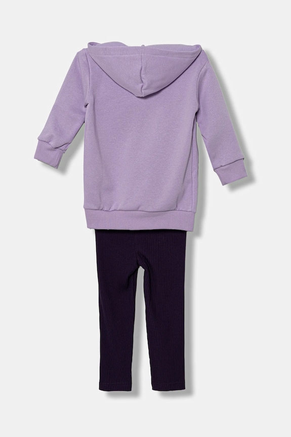 Detská tepláková súprava adidas JX0202 fialová AW25
