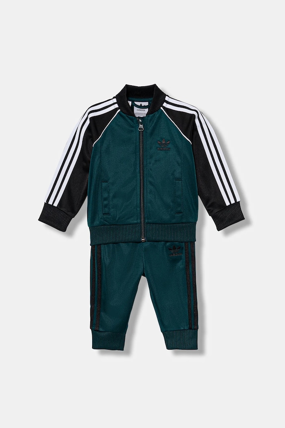Tepláková súprava pre bábätká adidas Originals 2-pak pletenina zelená JY0013