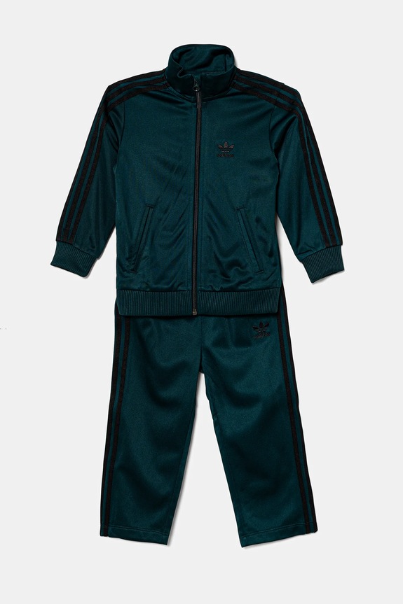 Детский спортивный костюм adidas Originals трикотаж зелёный JY0025