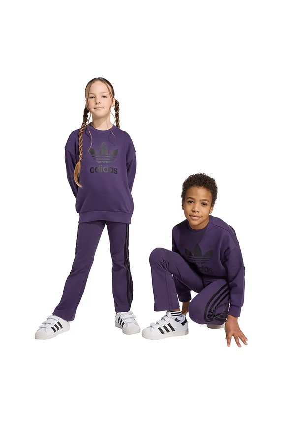 adidas Originals dres dziecięcy aplikacja fioletowy JY3744