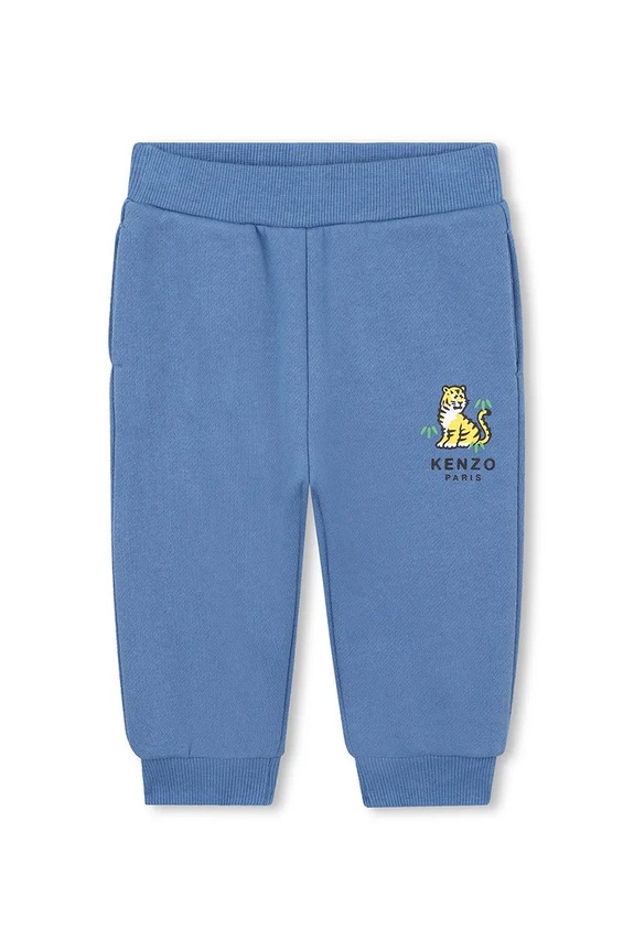 Kenzo Kids dres bawełniany dziecięcy K61502.86.102 niebieski