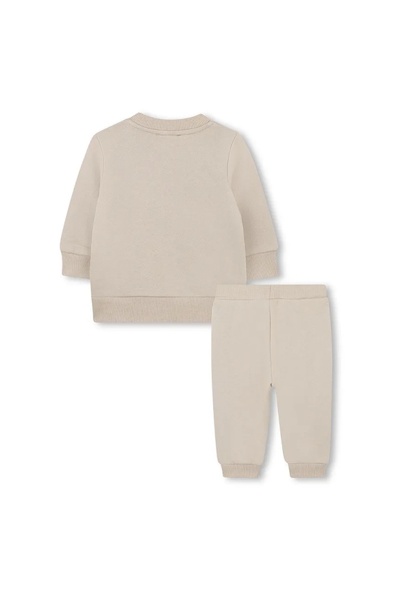 Kenzo Kids dres bawełniany niemowlęcy K61502.74.81 beżowy AW25