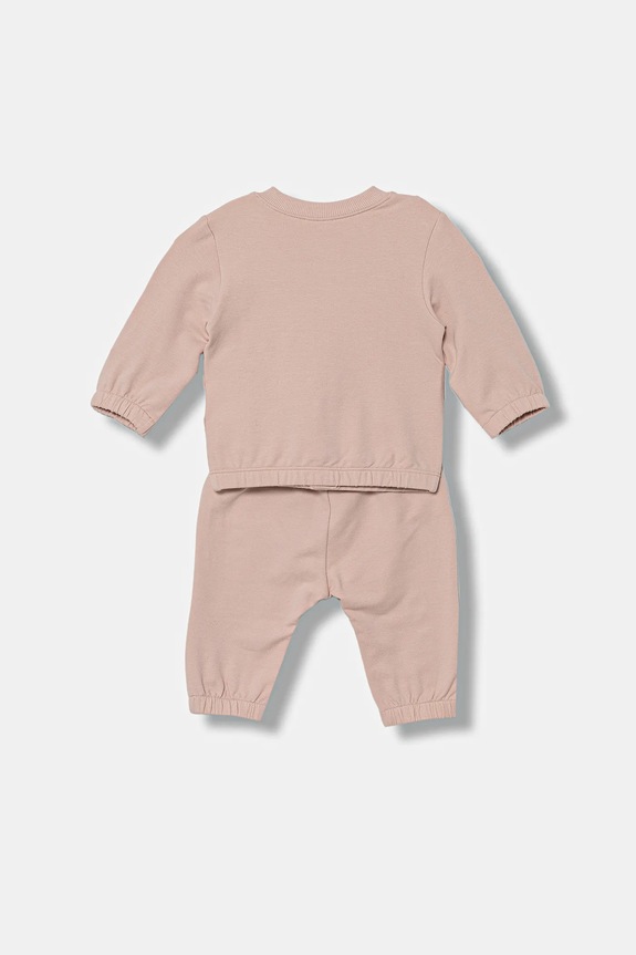 United Colors of Benetton dres niemowlęcy 3MDSAK017.W.seasonal różowy AW25