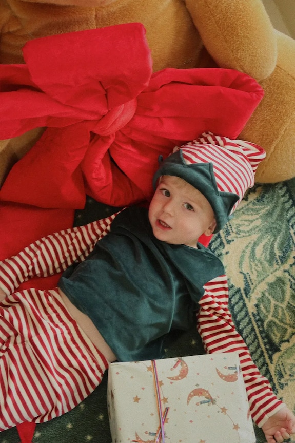 Detská súprava Konges Sløjd CHRISTMAS ELF COSTUME GRS KS104256.9BYA