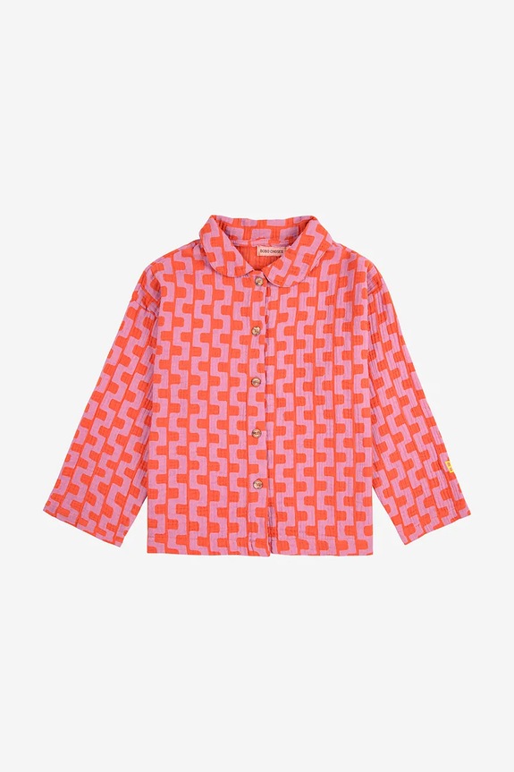 Bobo Choses set di lana bambino/a Color Chain 225FC016 rosso AW25