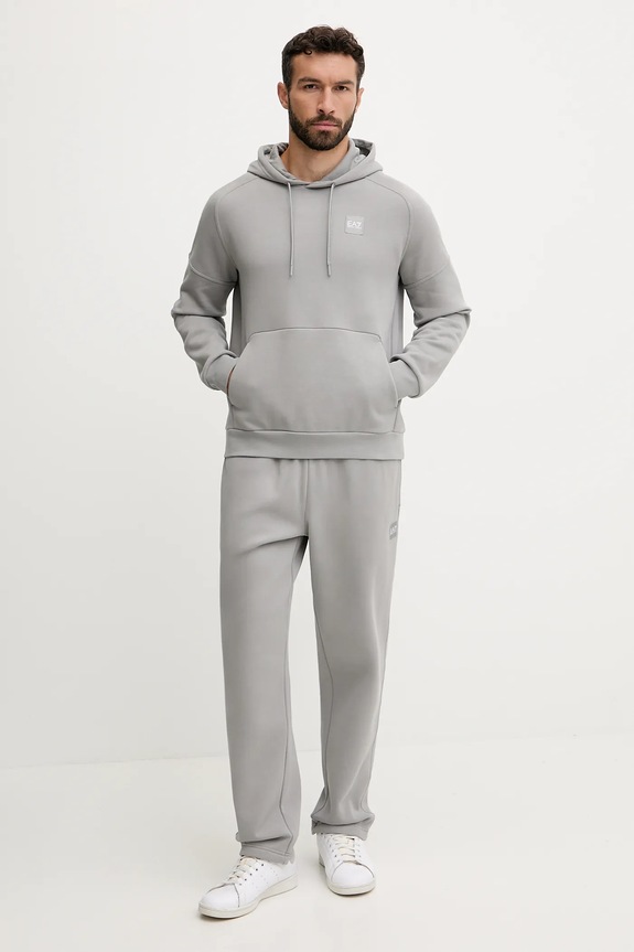 EA7 Emporio Armani trening tricotaj gri AF10377.7M000913