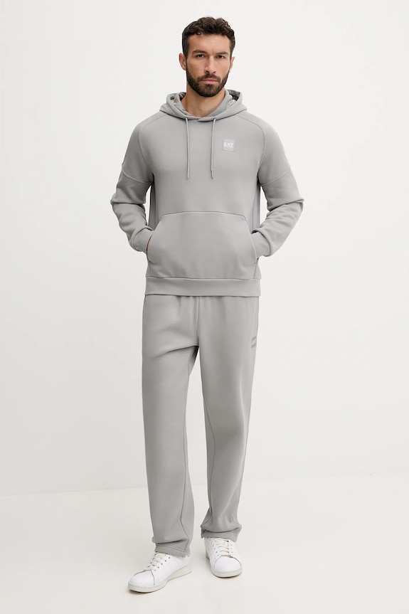 EA7 Emporio Armani trening tricotaj gri AF10377.7M000913