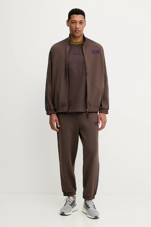 EA7 Emporio Armani dres dzianina brązowy AF12660.7X000392