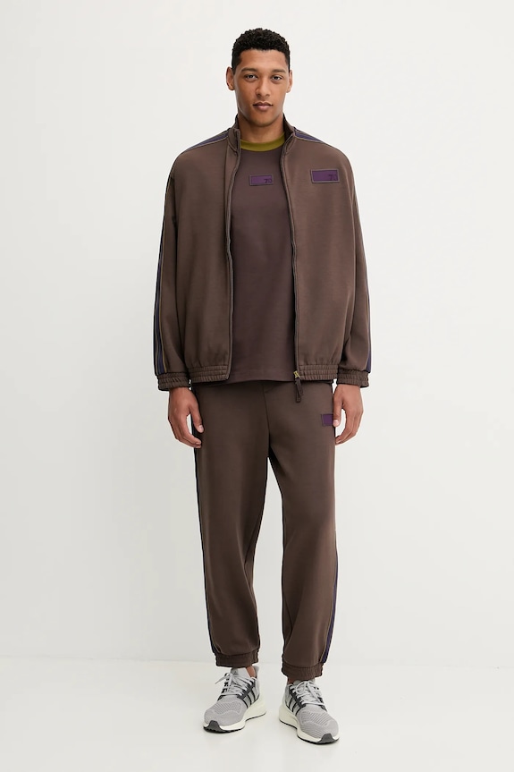 EA7 Emporio Armani dres dzianina brązowy AF12660.7X000392