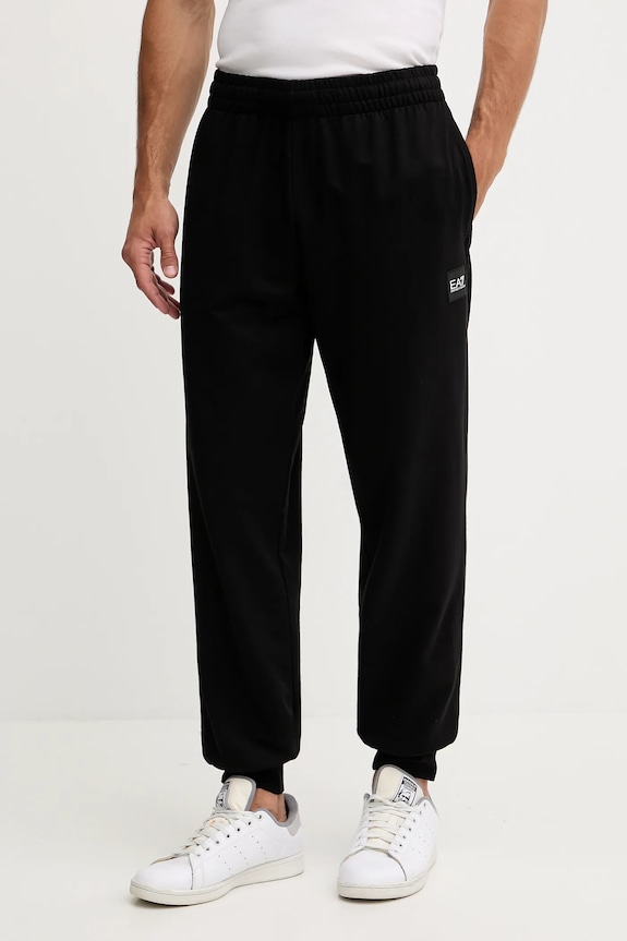 EA7 Emporio Armani trening din bumbac negru AF13512.7M000907