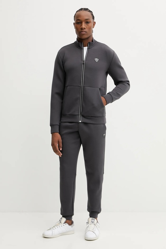 EA7 Emporio Armani melegítő szett sima szürke PJ4EZ.8NPV56