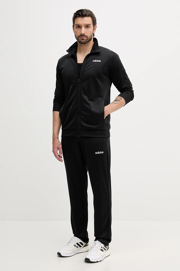Tepláková súprava adidas Linear s elastanom čierna JX5522