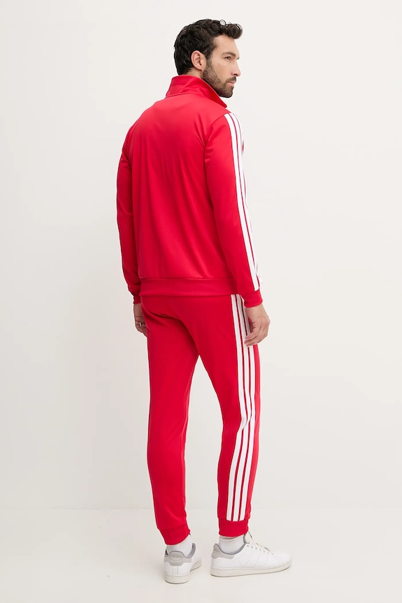 Abbigliamento adidas tuta da ginnastica 3-Stripes JX8731 rosso
