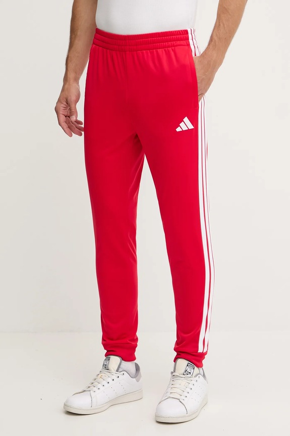 adidas tuta da ginnastica 3-Stripes rosso JX8731
