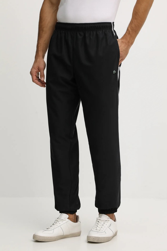 Abbigliamento Lacoste tuta da ginnastica WH7402 nero