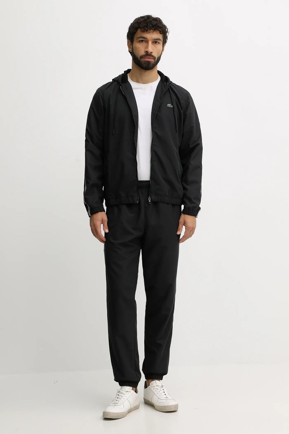 Lacoste tuta da ginnastica nero WH7402