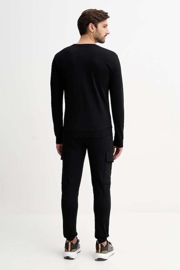 Бавовняний спортивний костюм Fila FPW1226 чорний AW25