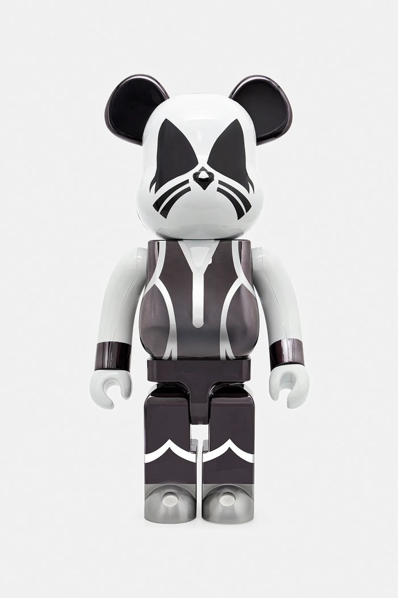 Dekoračná figúrka Medicom Toy Be@rbrick KISS Catman Chrome Ver. 1000% sivá KISS.Catman.1000