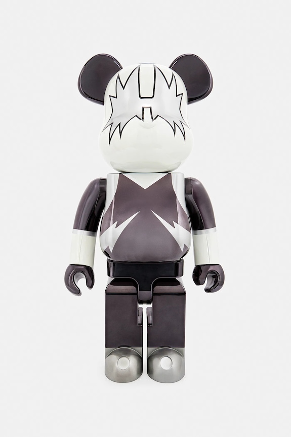 Medicom Toy figurina decorativa Be@rbrick KISS Space Man Chrome Ver. 1000% grigio KISS.SPACE.MAN.1000