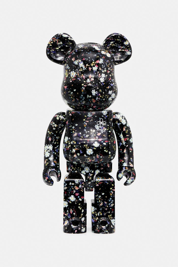Dekoračná figúrka Medicom Toy Be@rbrick Anever Black 1000% čierna Anever.Black.1000