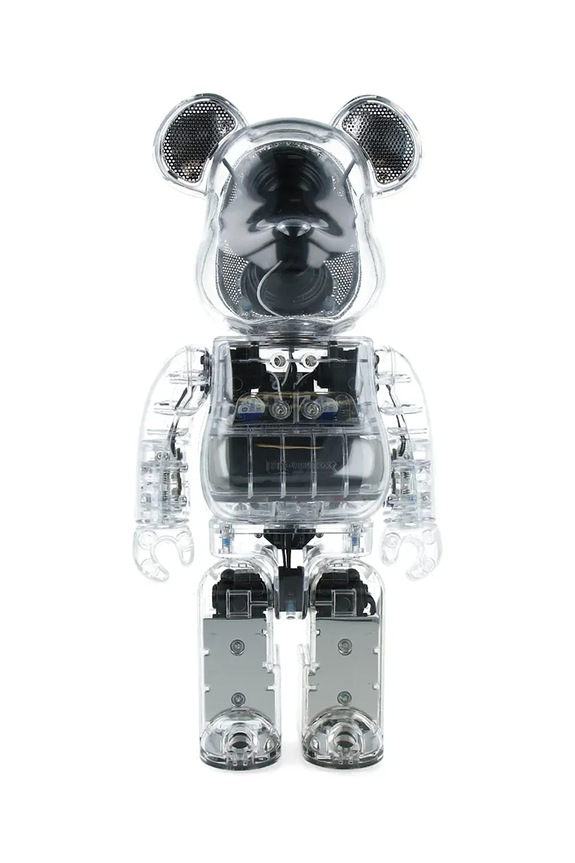 Bezdrôtový reproduktor Medicom Toy Be@rbrick Audio Bluetooth Clear 400% priesvitná Bluetooth.Clear.400