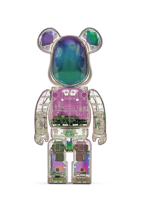 Medicom Toy głośnik bezprzewodowy AUDIO Color Block 400% transparentny Audio.400.crystal