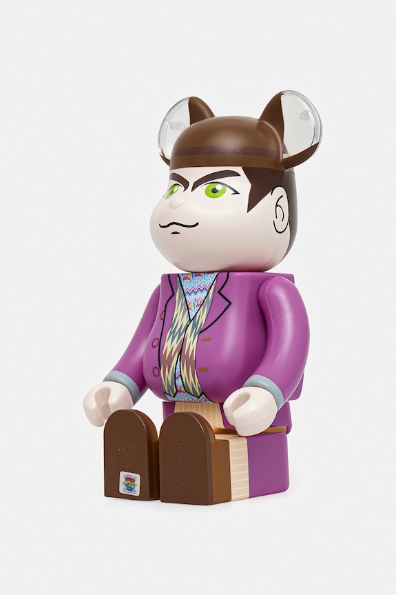 Salon i sypialnia Medicom Toy figurka dekoracyjna Be@rbrick Willy Wonka 400% Willy.Wonka.400 fioletowy