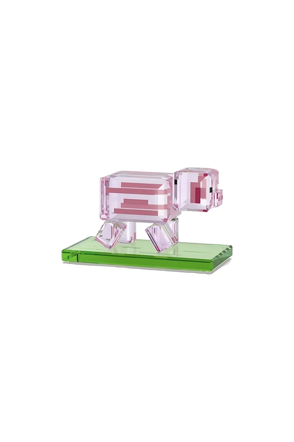 Living și dormitor Swarovski figurină decorativă MINECRAFT 5701273 roz