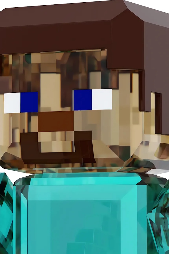 Swarovski figurka dekoracyjna MINECRAFT transparentny 5701272