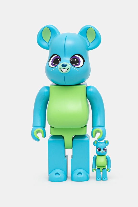 Dekoračná figúrka Medicom Toy Be@rbrick Bunny (Toy Story 4) 100% & 400% modrá Bunny.ToyStory.100.400