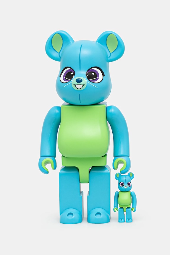 Dekoračná figúrka Medicom Toy Be@rbrick Bunny (Toy Story 4) 100% & 400% modrá Bunny.ToyStory.100.400