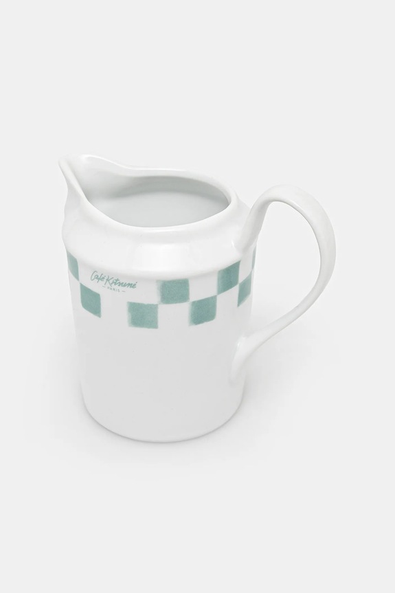 Молочник Café Kitsuné Checkerboard Porcelain Milk Jug PU08110O0010 белый AW25