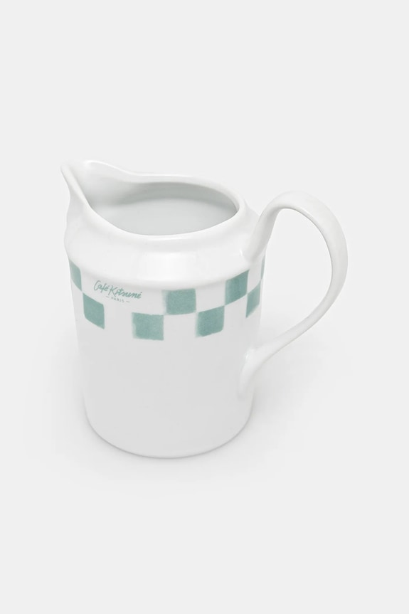 Молочник Café Kitsuné Checkerboard Porcelain Milk Jug PU08110O0010 белый AW25