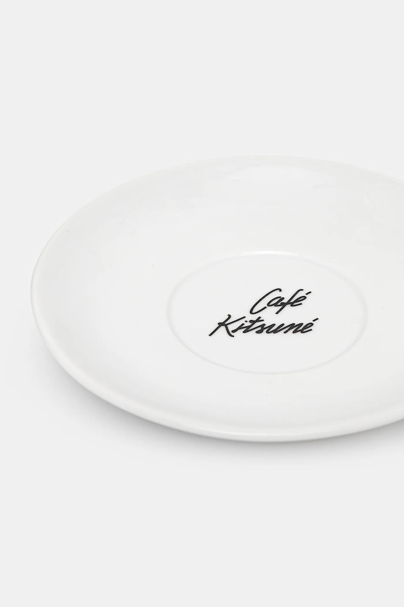 Café Kitsuné cup with saucer Cup & Saucer CKJU08103O0010 white AW25