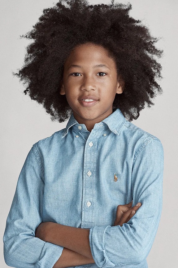 Polo Ralph Lauren ing pamut kék 323703283001