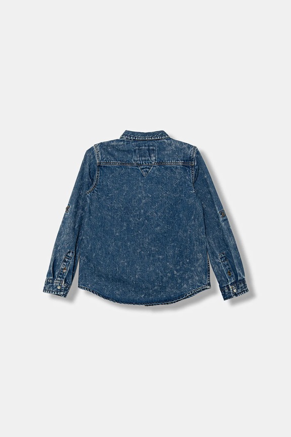 Guess koszula jeansowa dziecięca L5YH00.D4EU0.9BYA niebieski AW25
