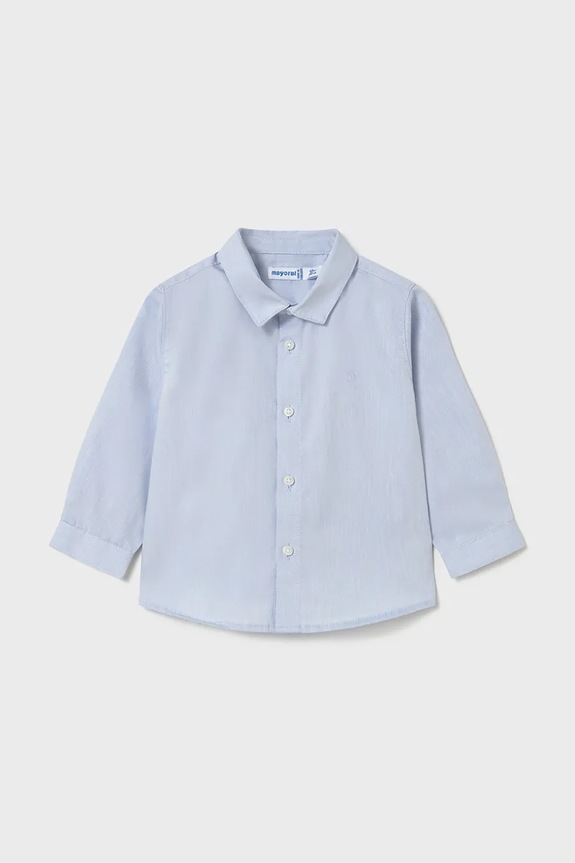 Mayoral cămașă din bumbac pentru bebeluși elegant albastru 124.3F.Baby.9BYA