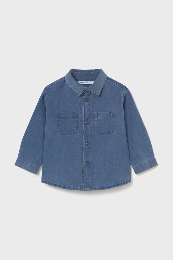 Mayoral camicia per neonati 2108.3A.Baby.9BYA blu AW25