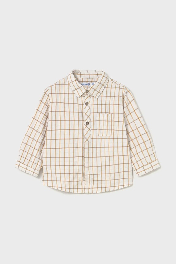 Mayoral camicia per neonati 2110.3C.Baby.9BYA bianco AW25