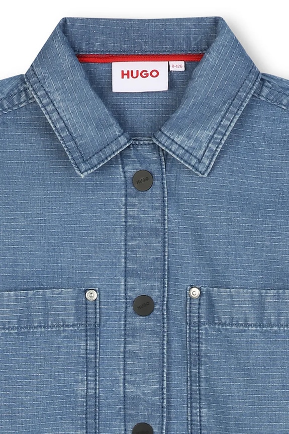HUGO cămașă din denim pentru copii albastru G00528.114.150