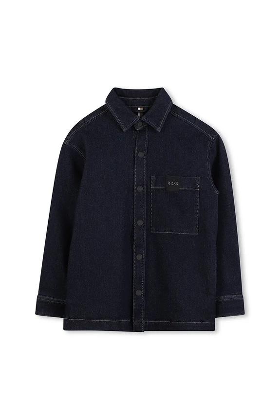 BOSS cămașă copii J52316.162.174 albastru AW25