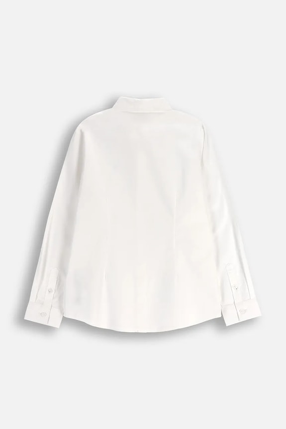 Dětská bavlněná košile Coccodrillo ZC5136102EJB bílá AW25