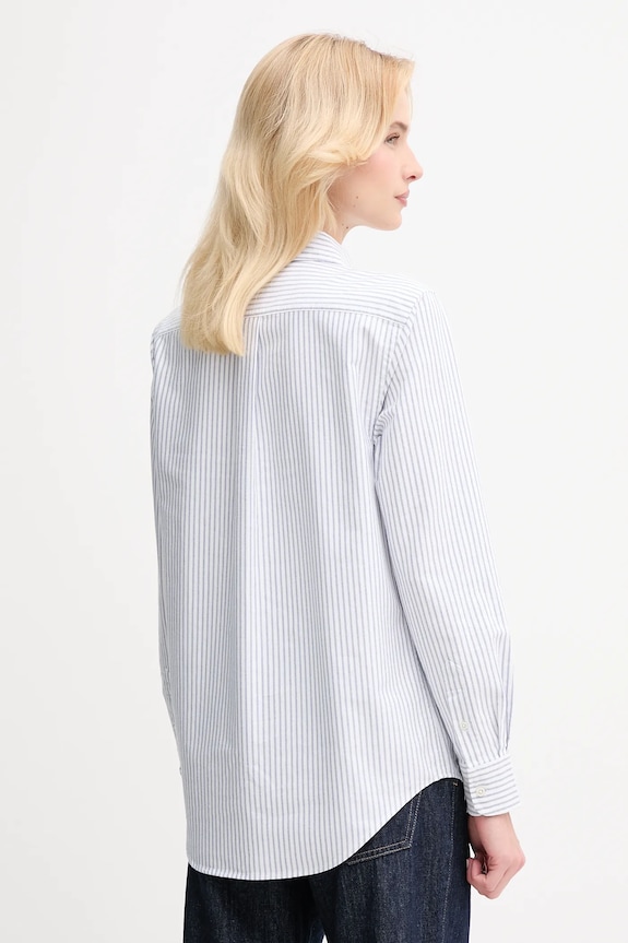 Ruházat Polo Ralph Lauren pamut ing 211971500 kék