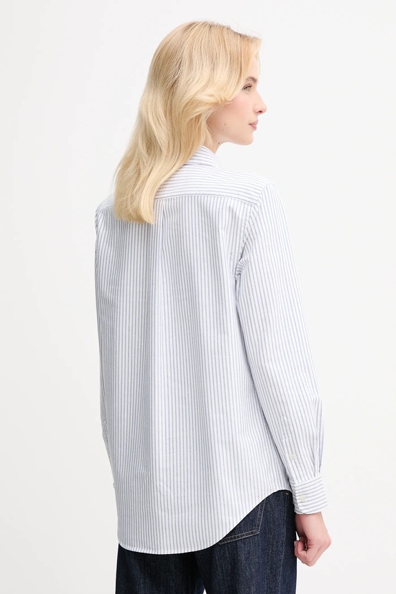 Ρούχα Βαμβακερό πουκάμισο Polo Ralph Lauren 211971500 μωβ