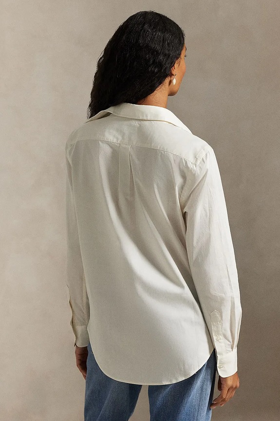 Bavlněná košile Polo Ralph Lauren 211A92177 béžová SS26