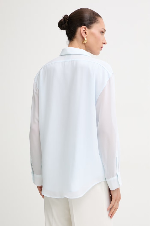 Odjeća Calvin Klein košulja za žene LV044B902G plava