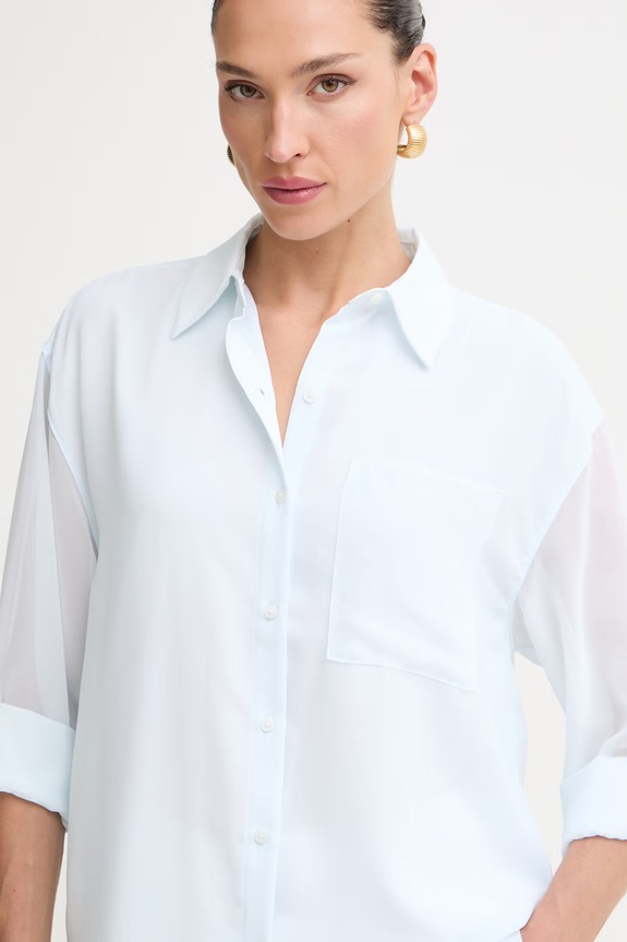 Calvin Klein košulja za žene plava LV044B902G