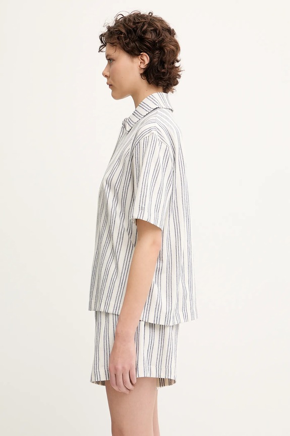 Samsoe Samsoe camicia SAKAJA F25200036 bianco AW25