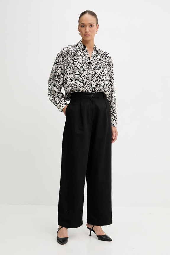 Tommy Hilfiger cămașă WW0WW45899 negru AW25