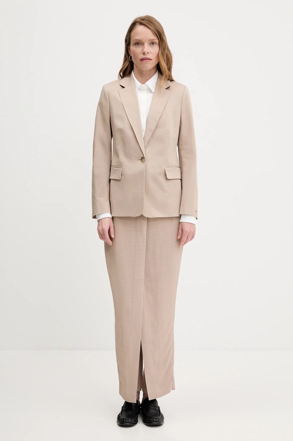 Tommy Hilfiger koszula WW0WW43528 biały SS26